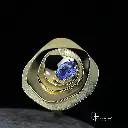 Bague-tanzanite-or-plateau-Chris-Alexxa-4943 PL.webp