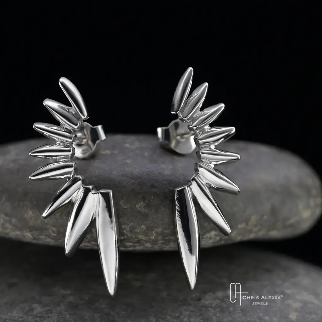 Boucles d'oreilles argent Astra