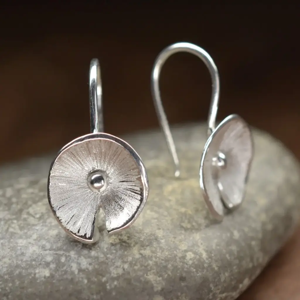 Boucles d'oreilles Nénuphar
