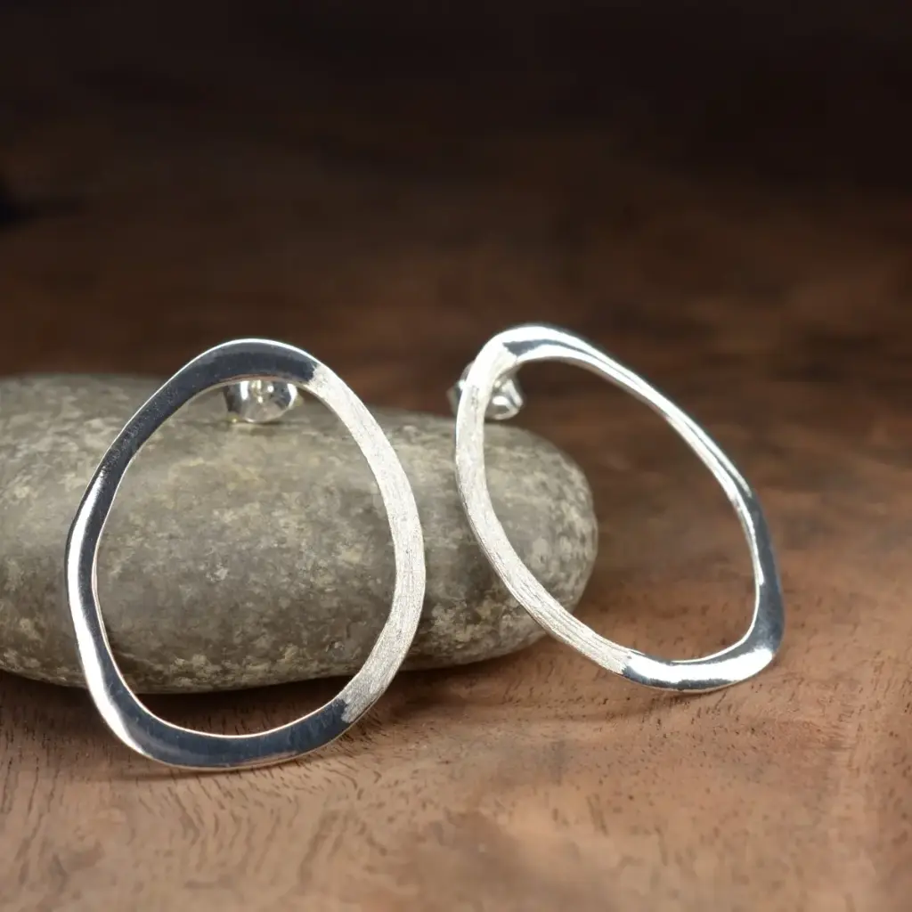 Boucles d'oreilles Pax argent