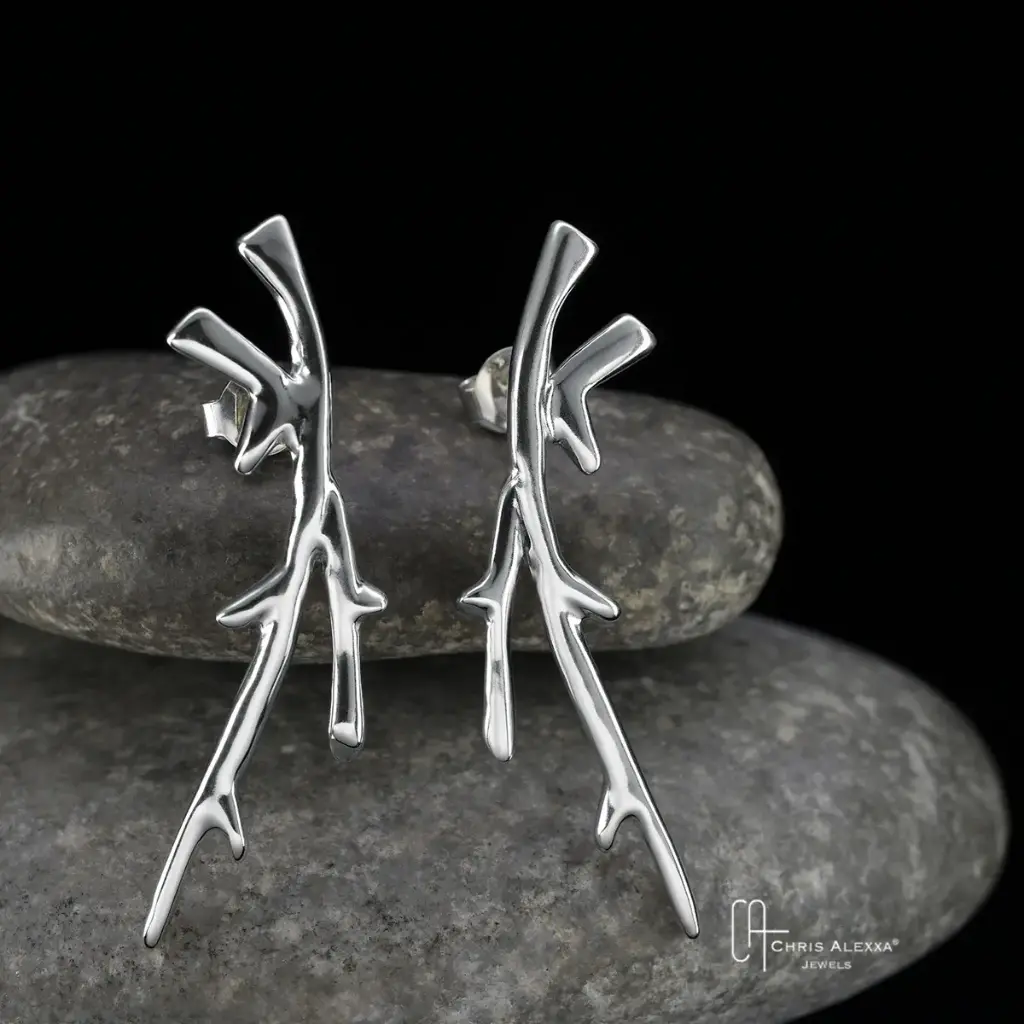 Boucles d'oreilles argent Ramus