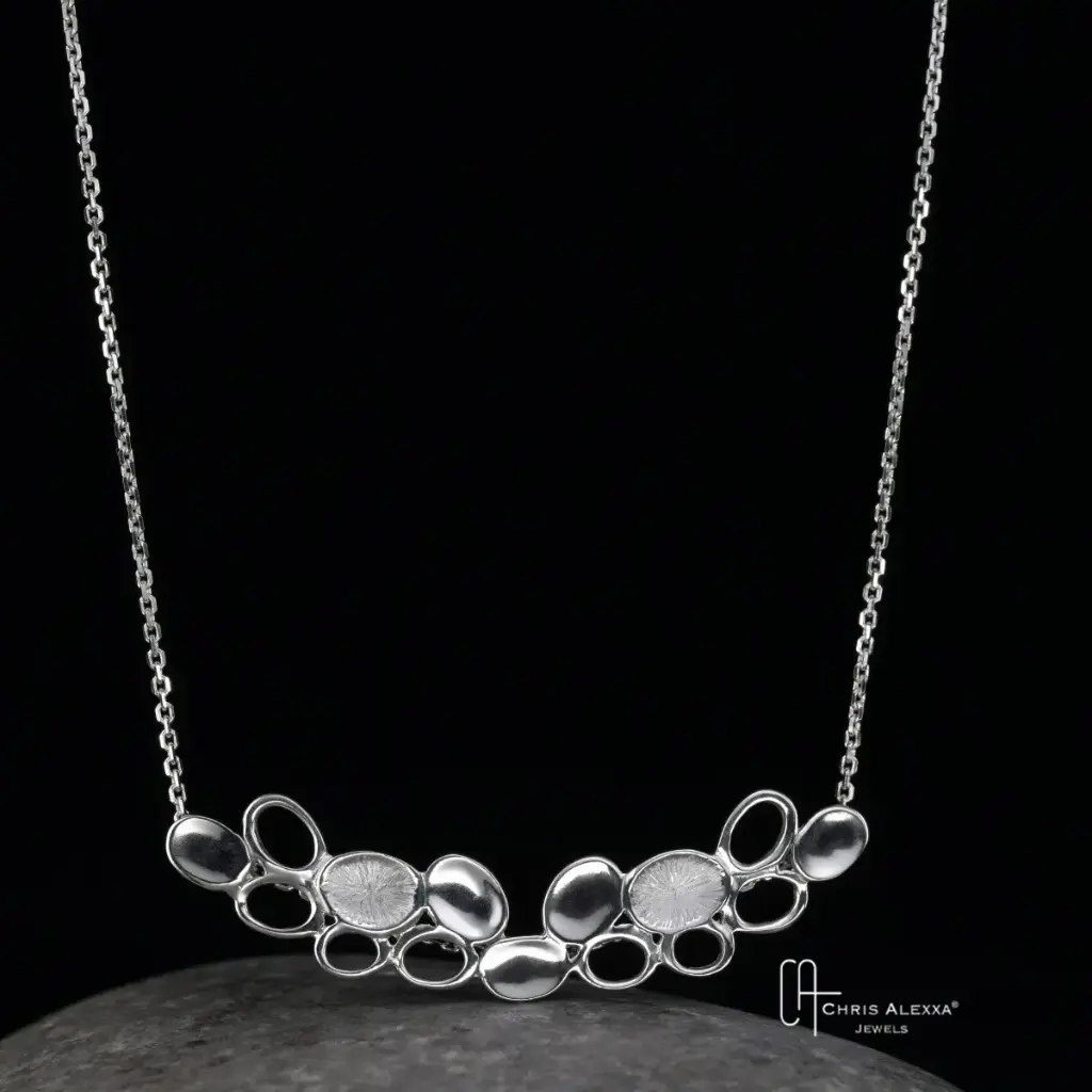 Pendentif argent Wolffia