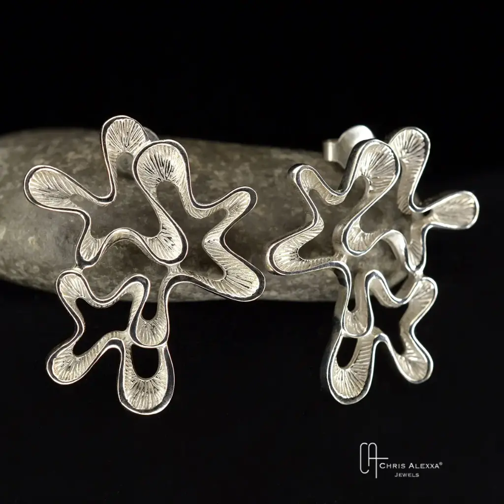 Boucles d'oreilles argent Zia