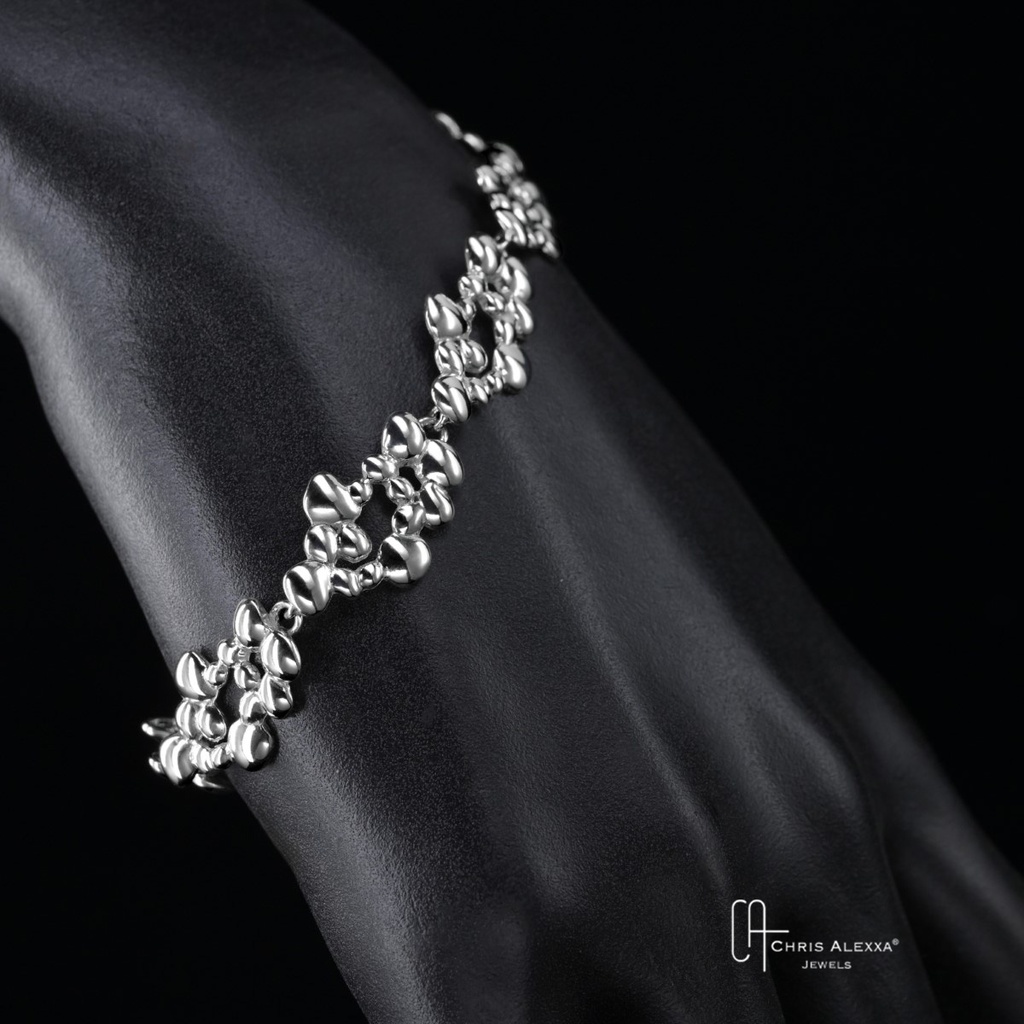 Bracelet argent Dahli