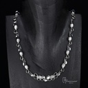 Collier argent Wolffia