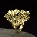 Bague Ginkgo or