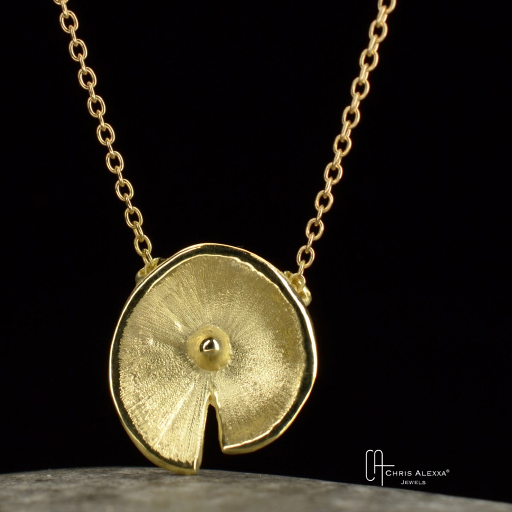 Pendentif or Nénuphar Pusilli