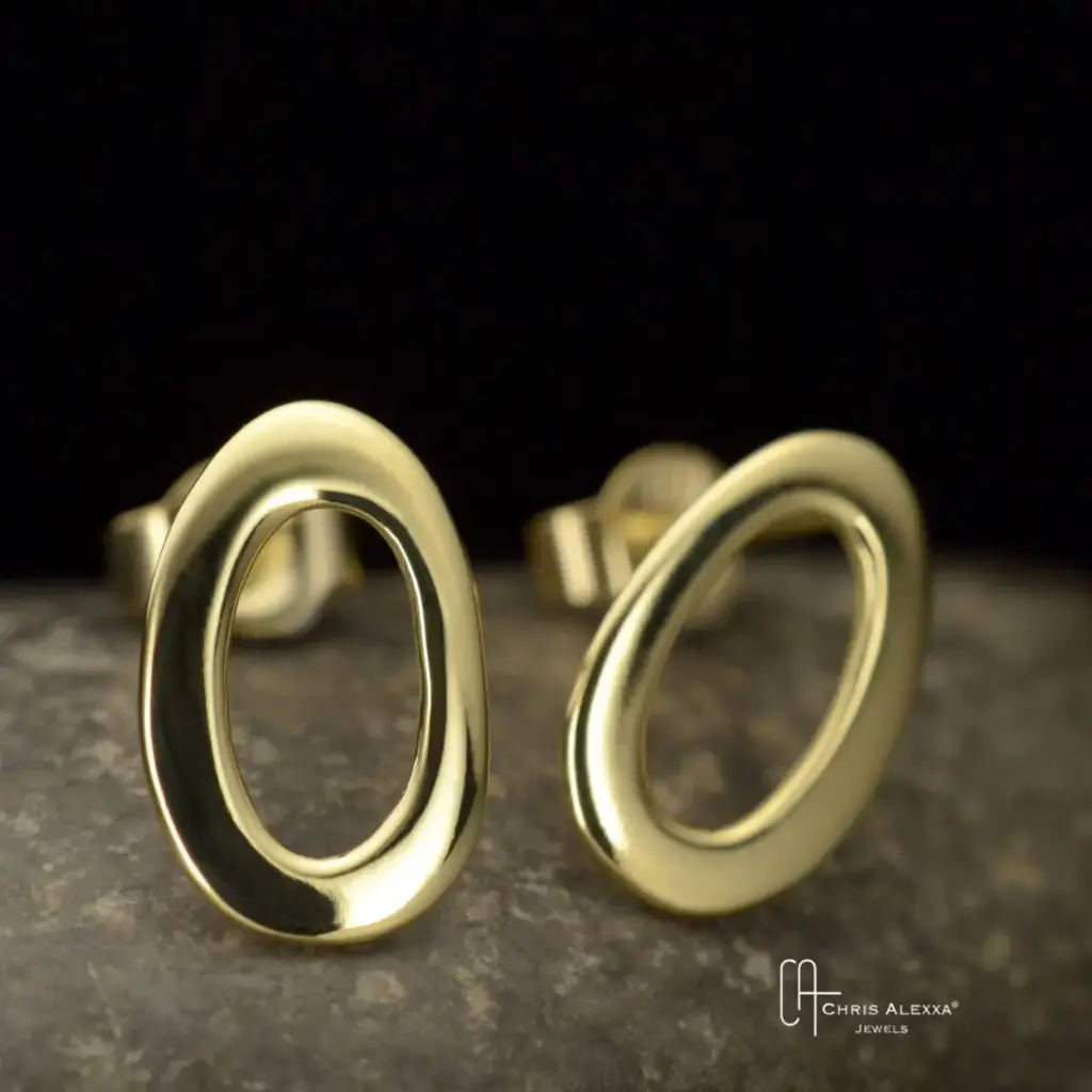 Boucles d'oreilles or Pax Pusilli