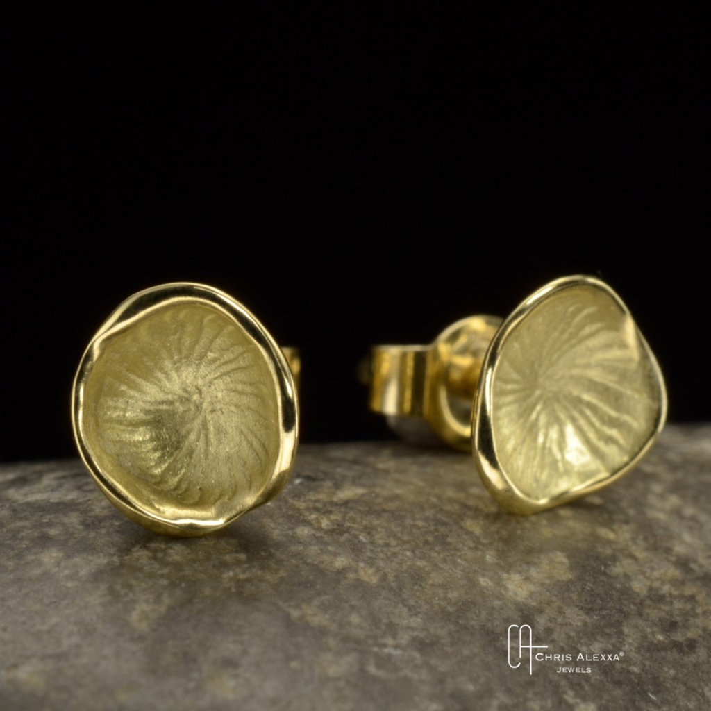 Boucles d'oreilles or Pollen Pusilli