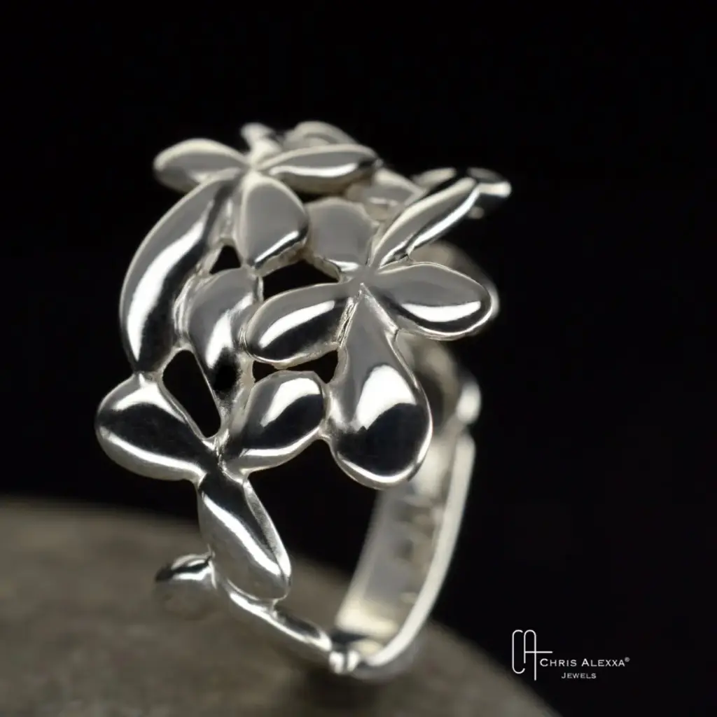 Bague-anneau argent Dahli