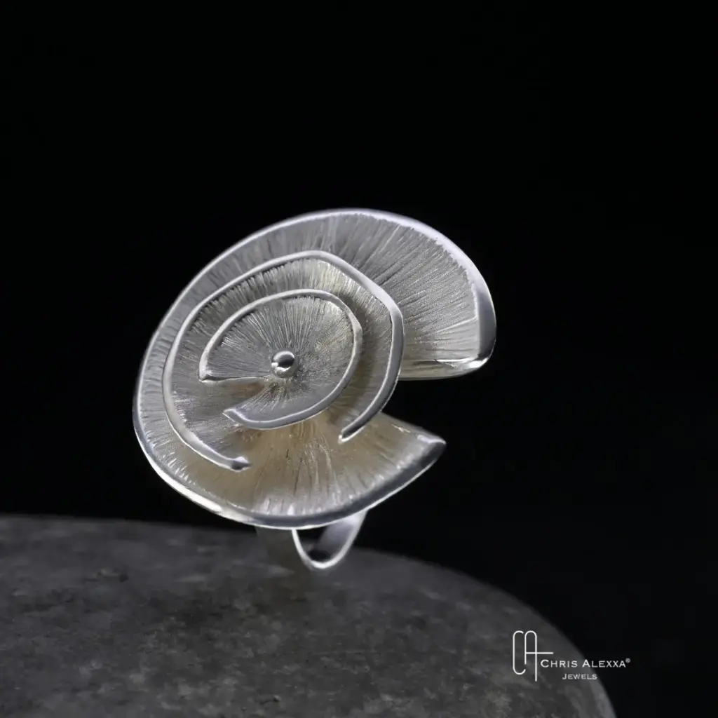 Grande bague Nénuphar