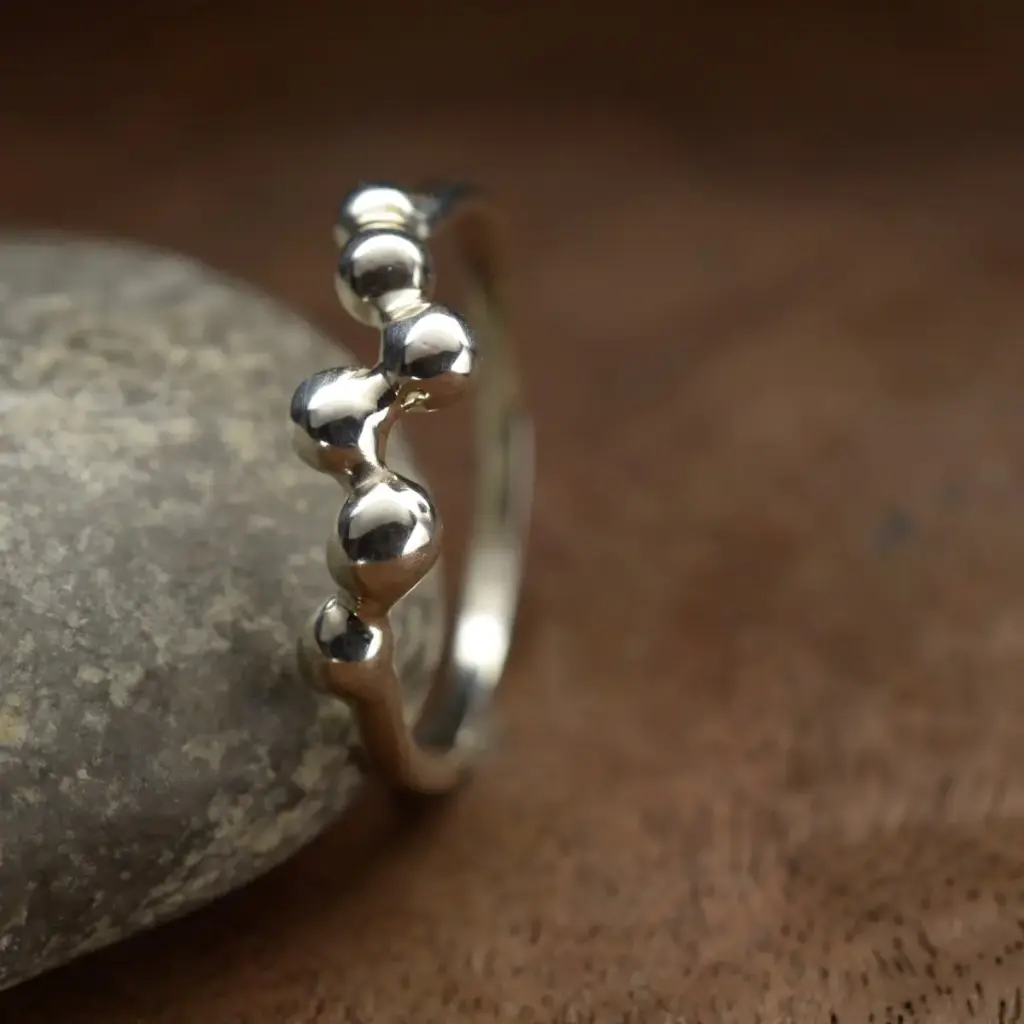 Bague argent Bubbles petit modèle