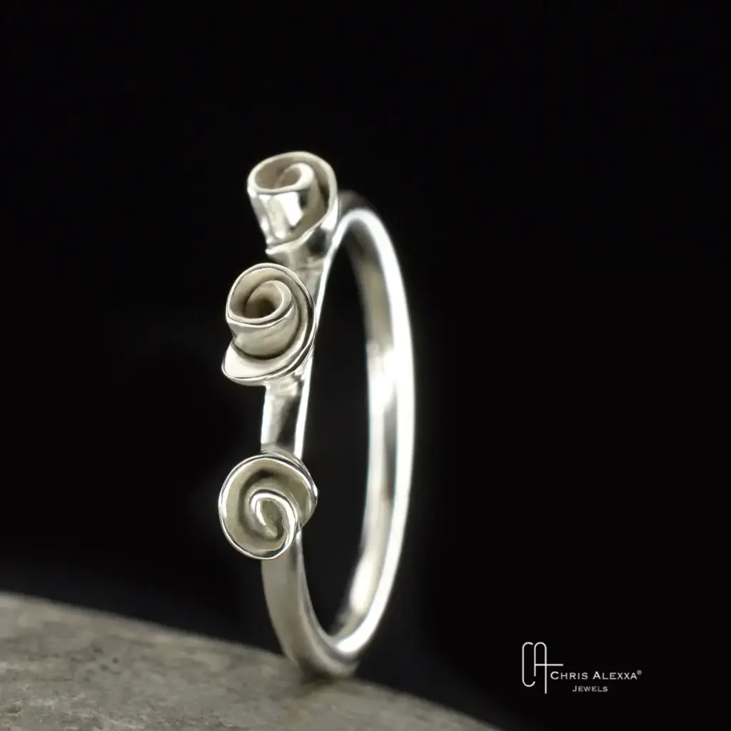 Bague argent Nitida medium