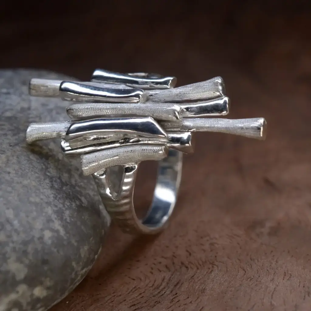 Bague argent Ramus II