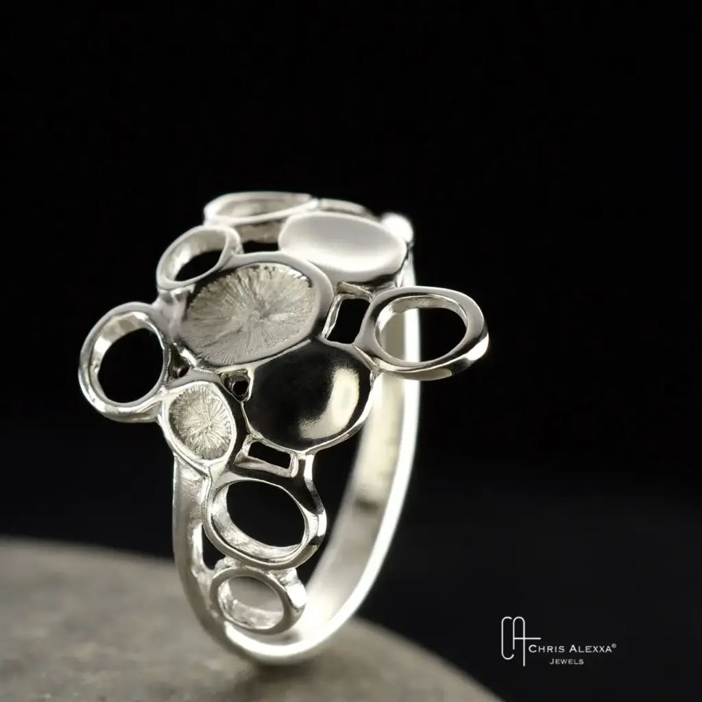 Bague argent Wolffia medium