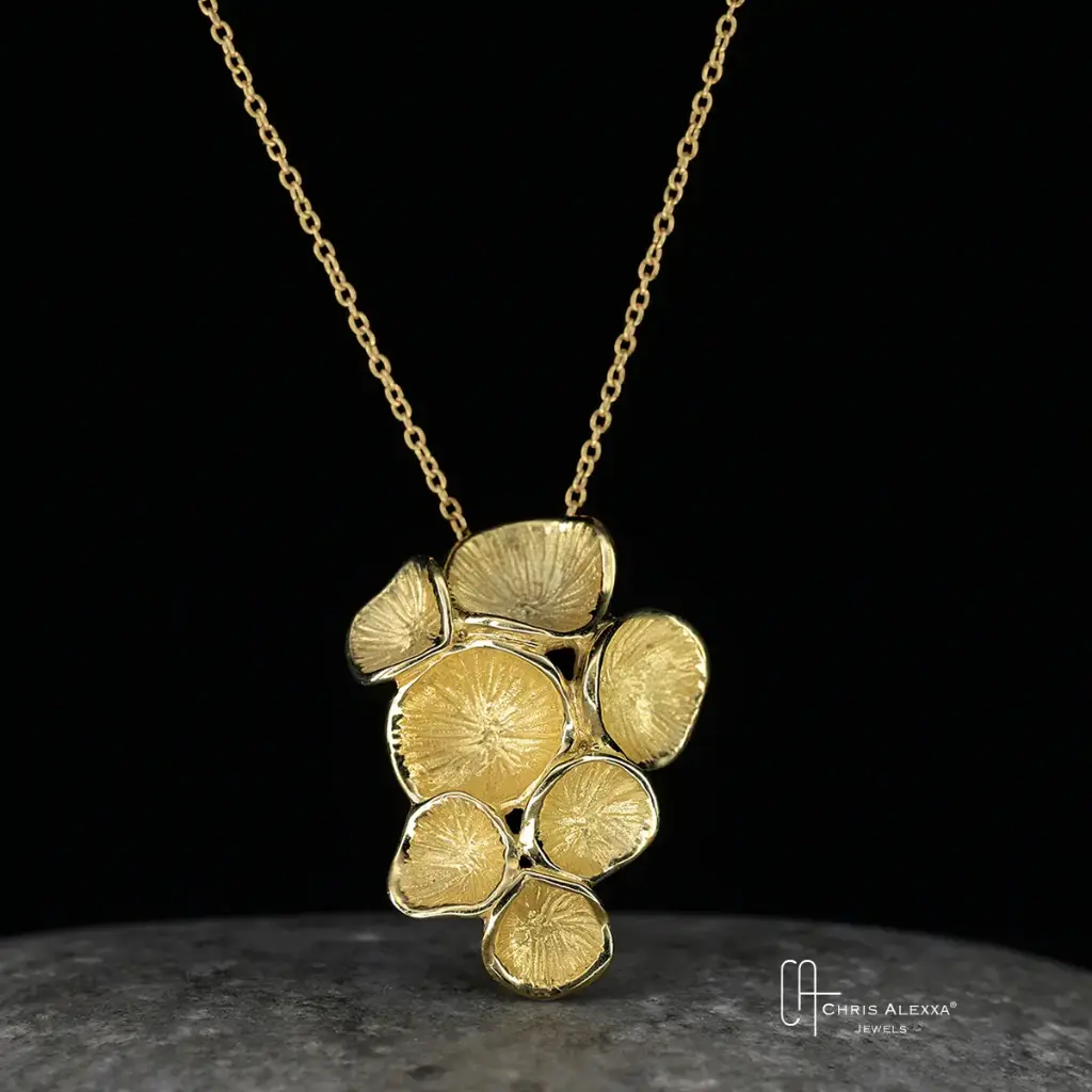 Pendentif Pollen or