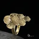 Bague Pollen grand modèle or