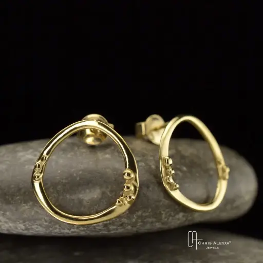 [EN 14.1G] Boucles d'oreilles Envy or