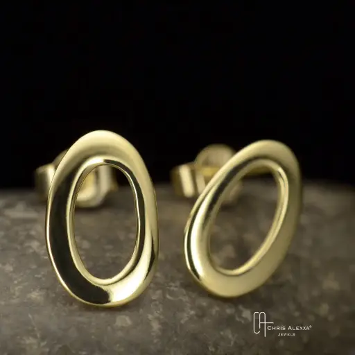 [PA14.2 G-1] Boucles d'oreilles or Pax Pusilli