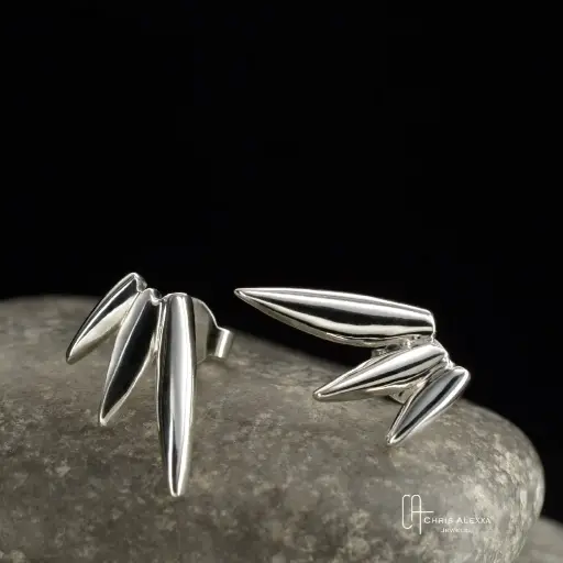 [AS14.1-2] Boucles d'oreilles argent Astra mini