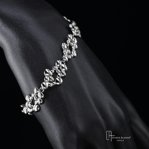 [DA11.1] Bracelet argent Dahli