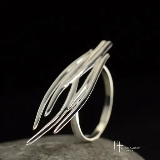 [DR12.2] Bague argent Drago medium