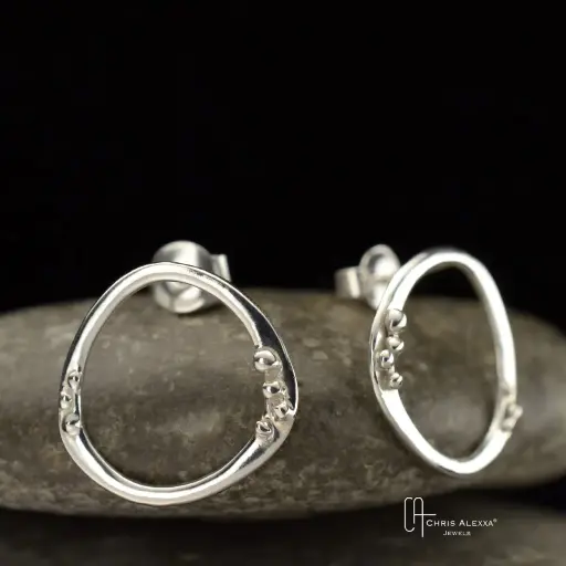 [EN14.3-2] Boucles d'oreilles Envy argent mini
