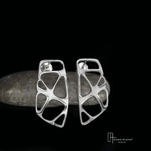 [LO14.2] Boucles d'oreilles Lotus medium