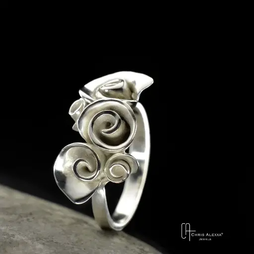 [NI12.1] Bague argent Nitida