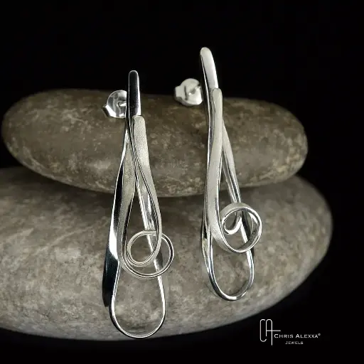 [NO14.1] Boucles d'oreilles argent Nolina