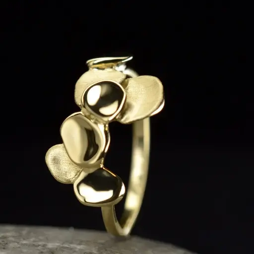 [PB12.1G] Bague or Pebbles