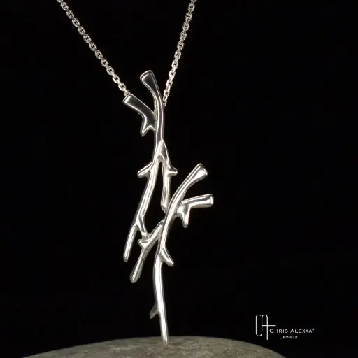 [RA13.1] Pendentif argent Ramus