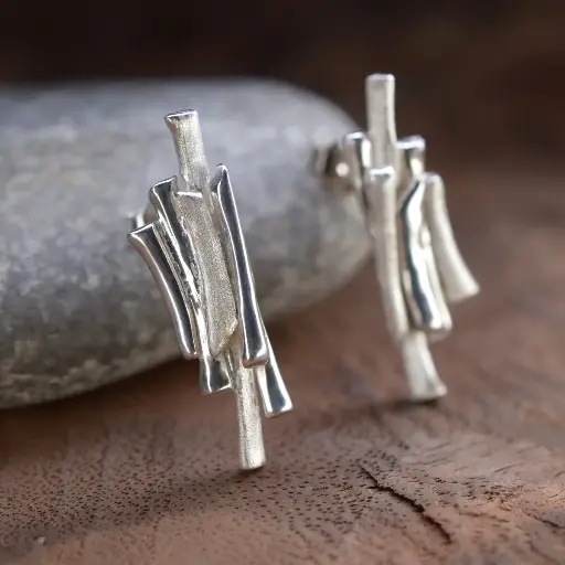 [RA14.4] Boucles d'oreilles argent Ramus II