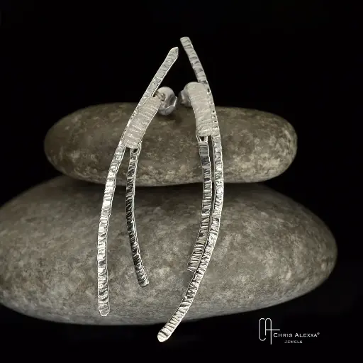 [SC14.1] Boucles d'oreilles argent Scorza