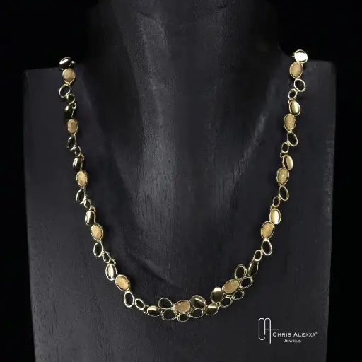 [WO15.1] Collier argent Wolffia