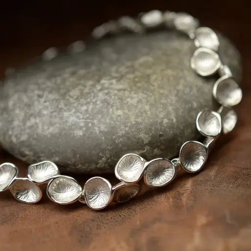 [PN11.1] Bracelet argent Pollen