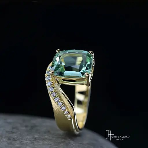 [5000] Bague Stony Tourmaline mint